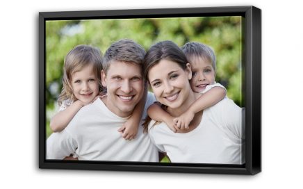 Give Your Family Portrait a Good Memory by Floating Frame Canvas