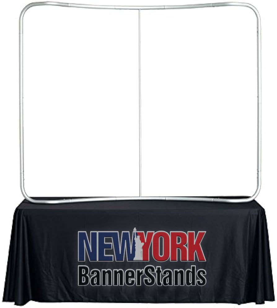 6 ft. EZ Tube Display – Tabletop Curve (Hardware Only) - New York ...