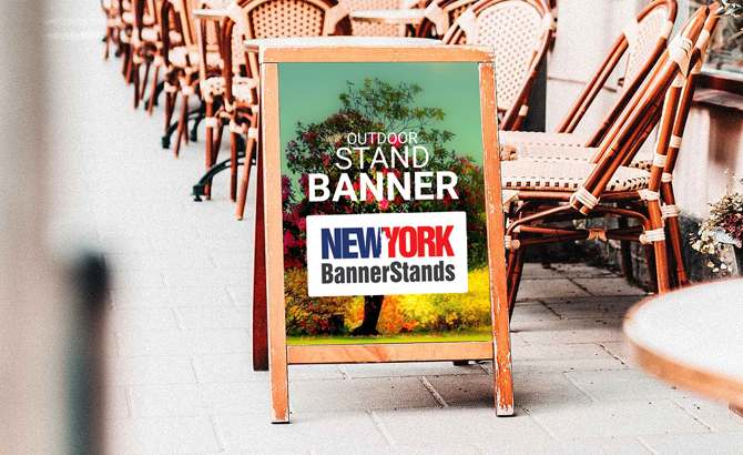 Outdoor Banner Stand NY